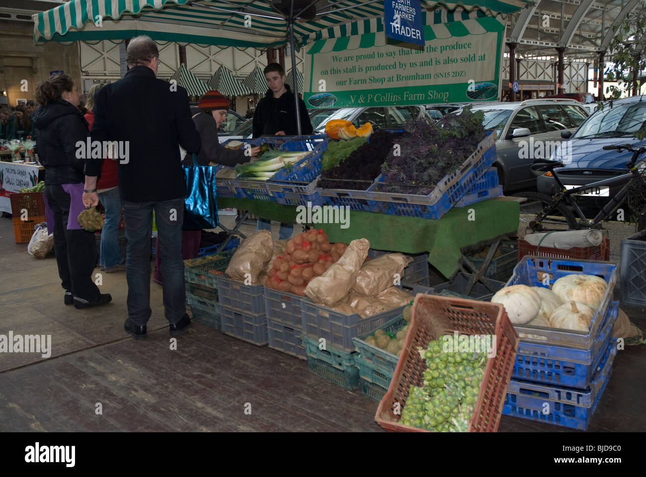 Bath Farmers Market in Green Park, Bath Spa, Somerset, UK Stock Photo Alamy