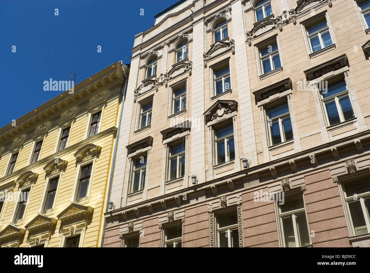 Houses Budapest downtown Hungary Europe Stock Photo Alamy