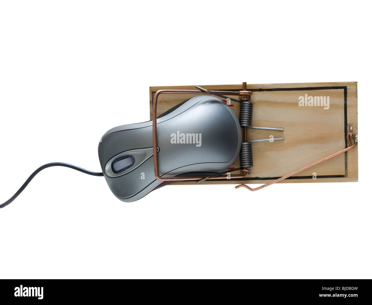 Computer mouse trap Stock Photo Alamy