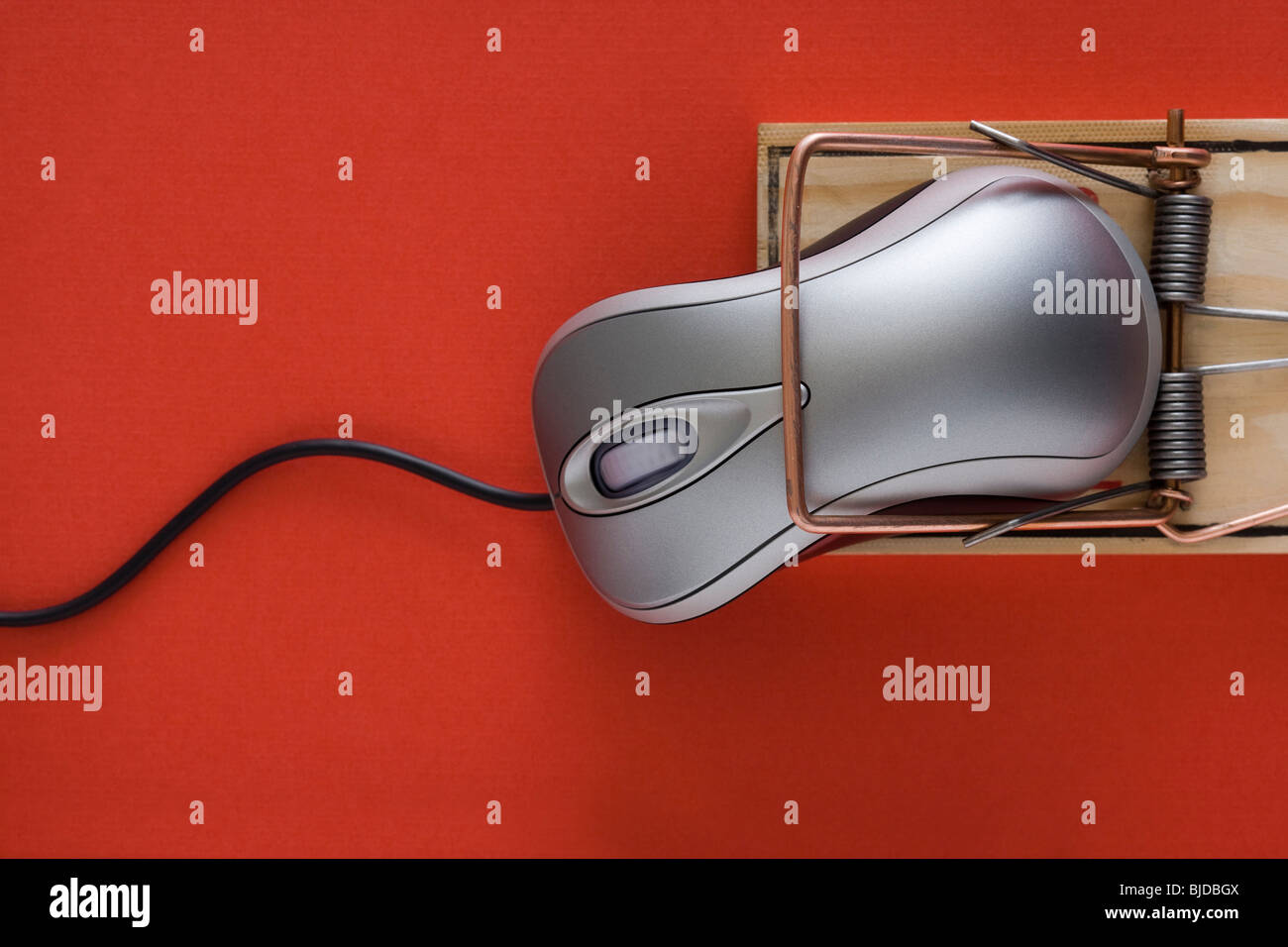Computer mouse trap Stock Photo Alamy