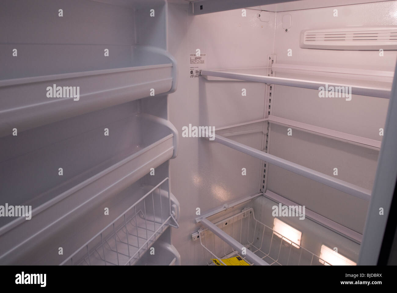 Energy Star rated refrigerators on sale Stock Photo Alamy