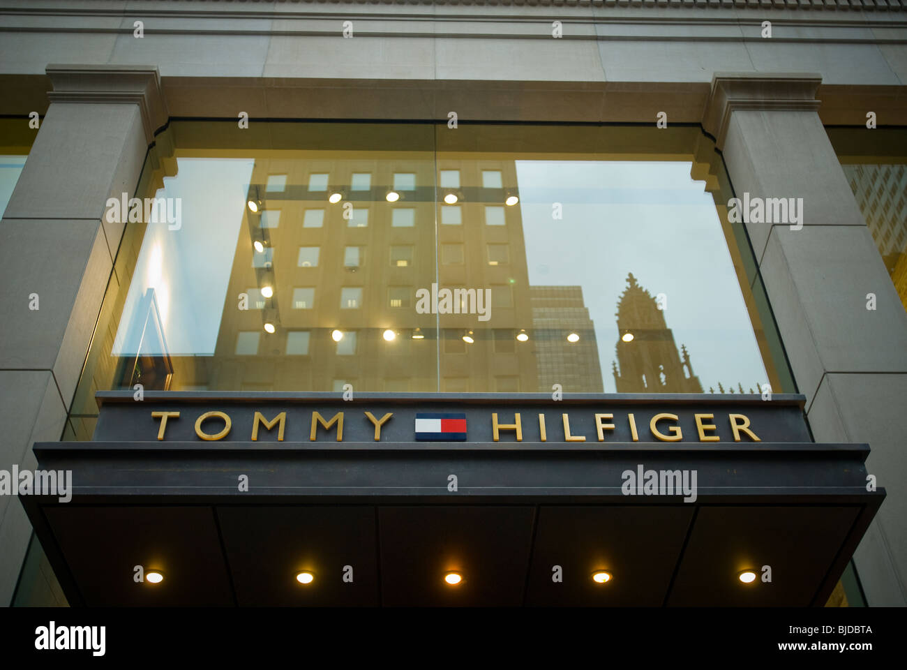 The Tommy Hilfiger flagship store on Fifth Avenue in New York Stock Photo -  Alamy