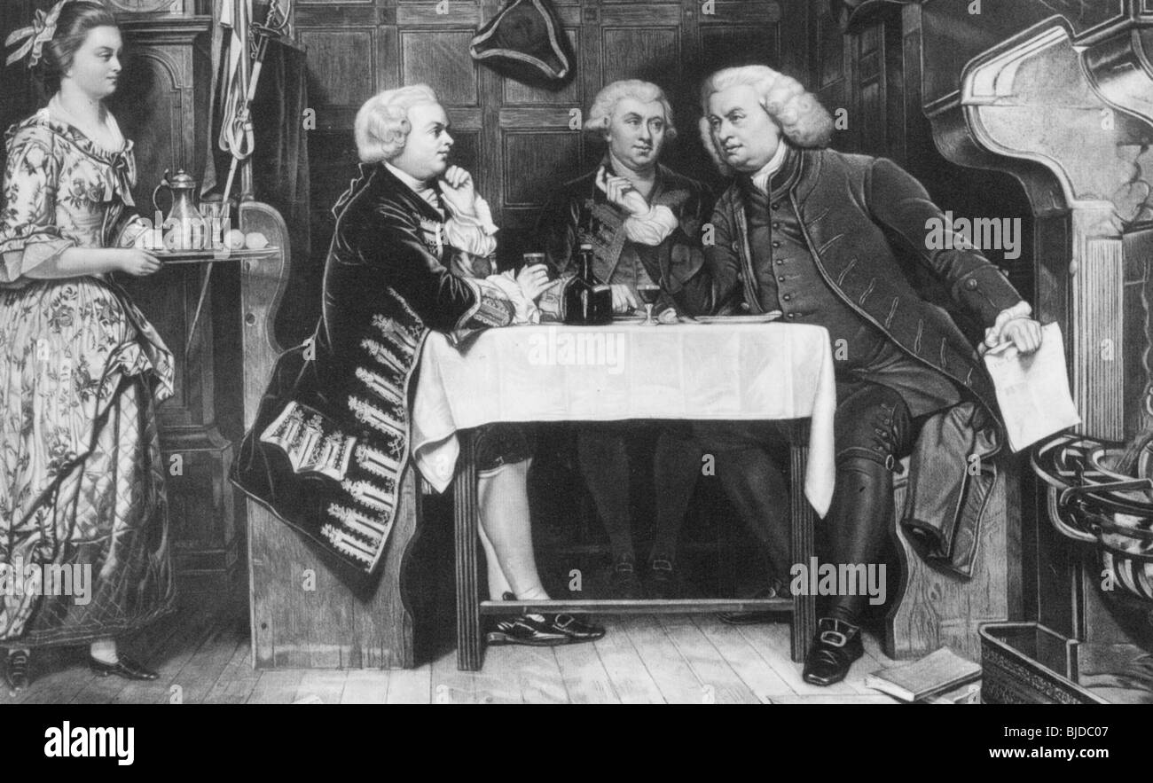 DR SAMUEL JOHNSON English lexicogrpher and writer (17091784) with