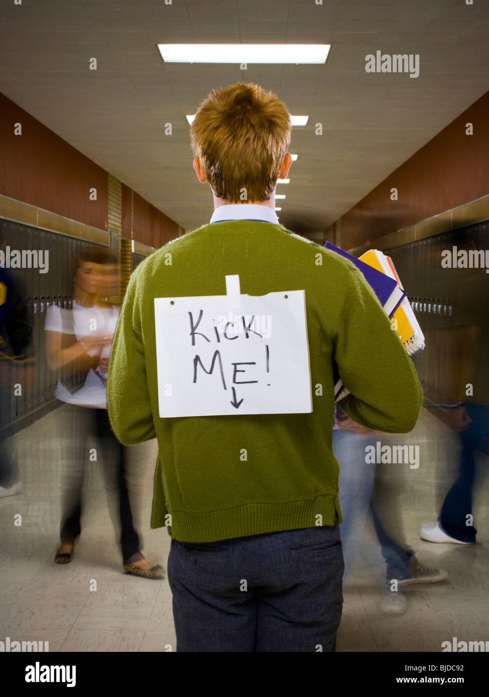 High School Nerd Stock Photo Alamy