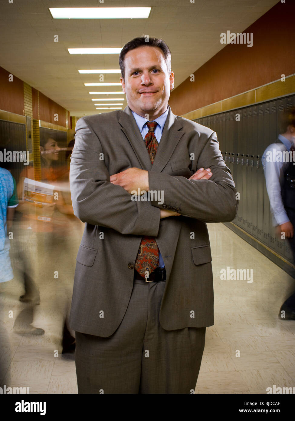 High School Principal Stock Photo Alamy