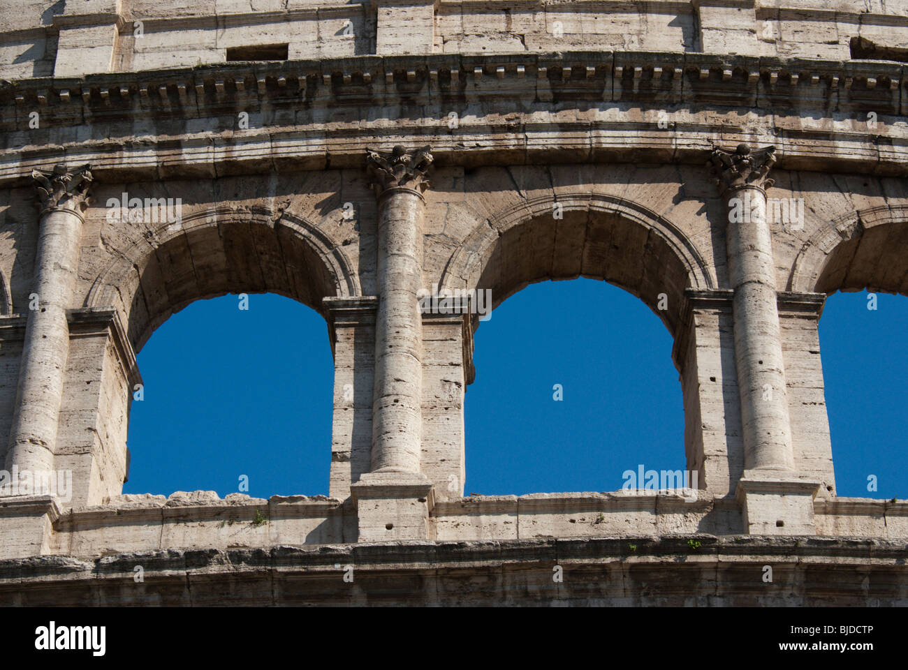 Arches of the Colosseum, Rome Stock Photo Alamy