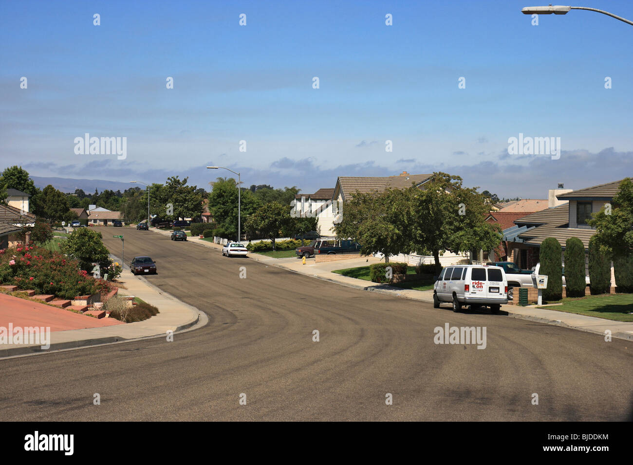 Housing area in Santa Maria, USA Stock Photo Alamy