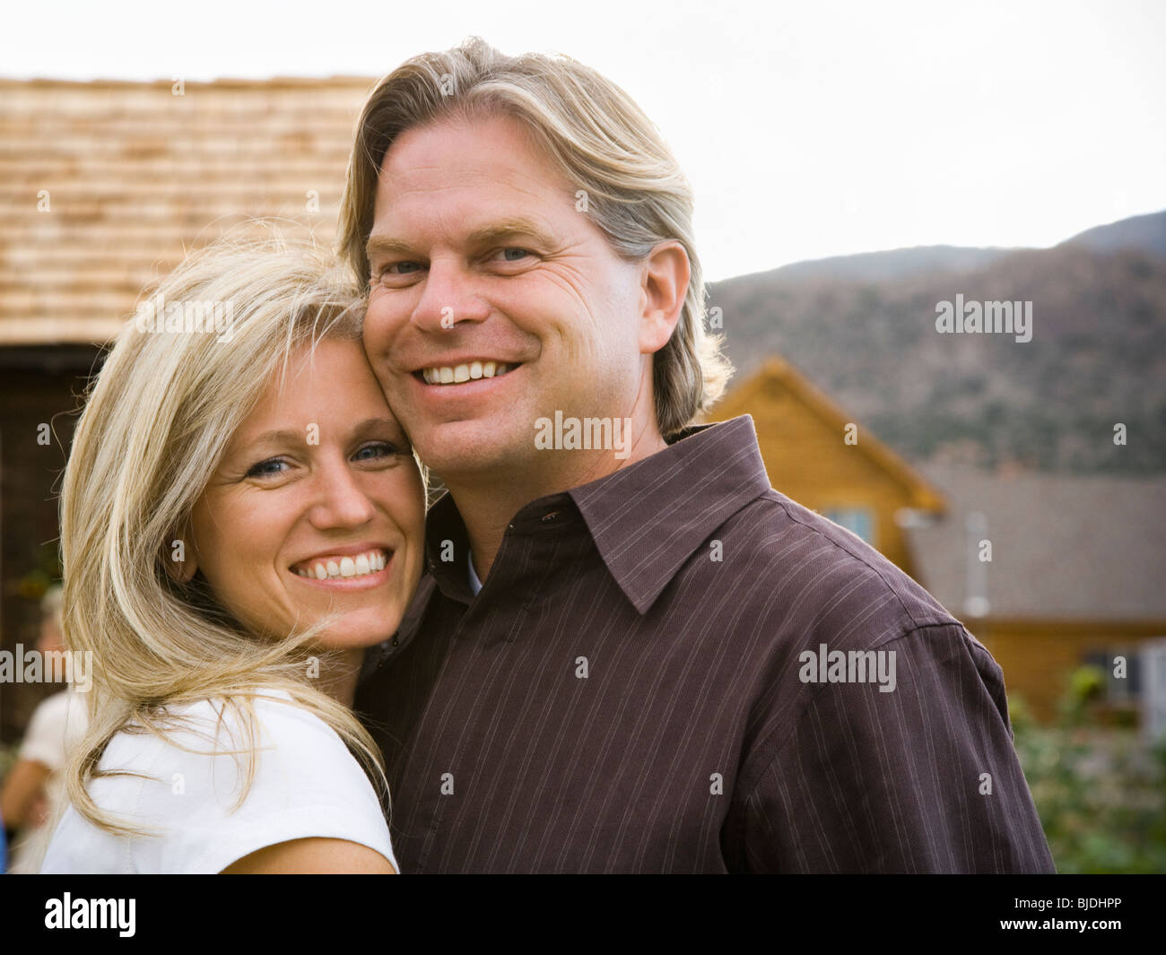 husband and wife smiling Stock Photo - Alamy