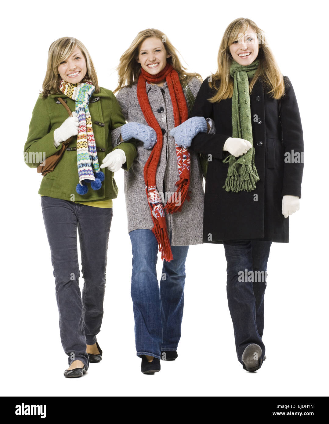 Women walking arm in arm hi-res stock photography and images - Alamy