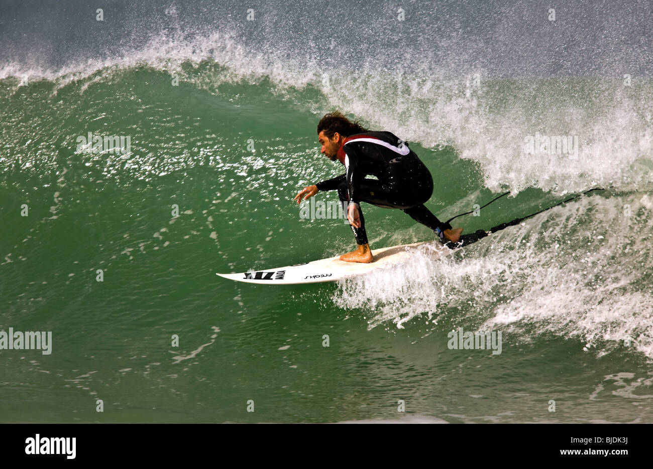 Mauritania, Nouadhibou Peninsula, surfing. Erwan Simon (FRA Stock Photo