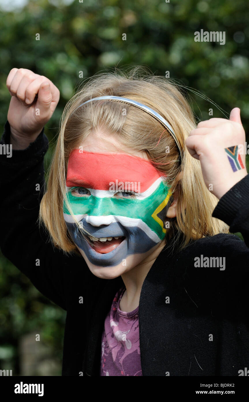 South africa face paint hi-res stock photography and images - Alamy