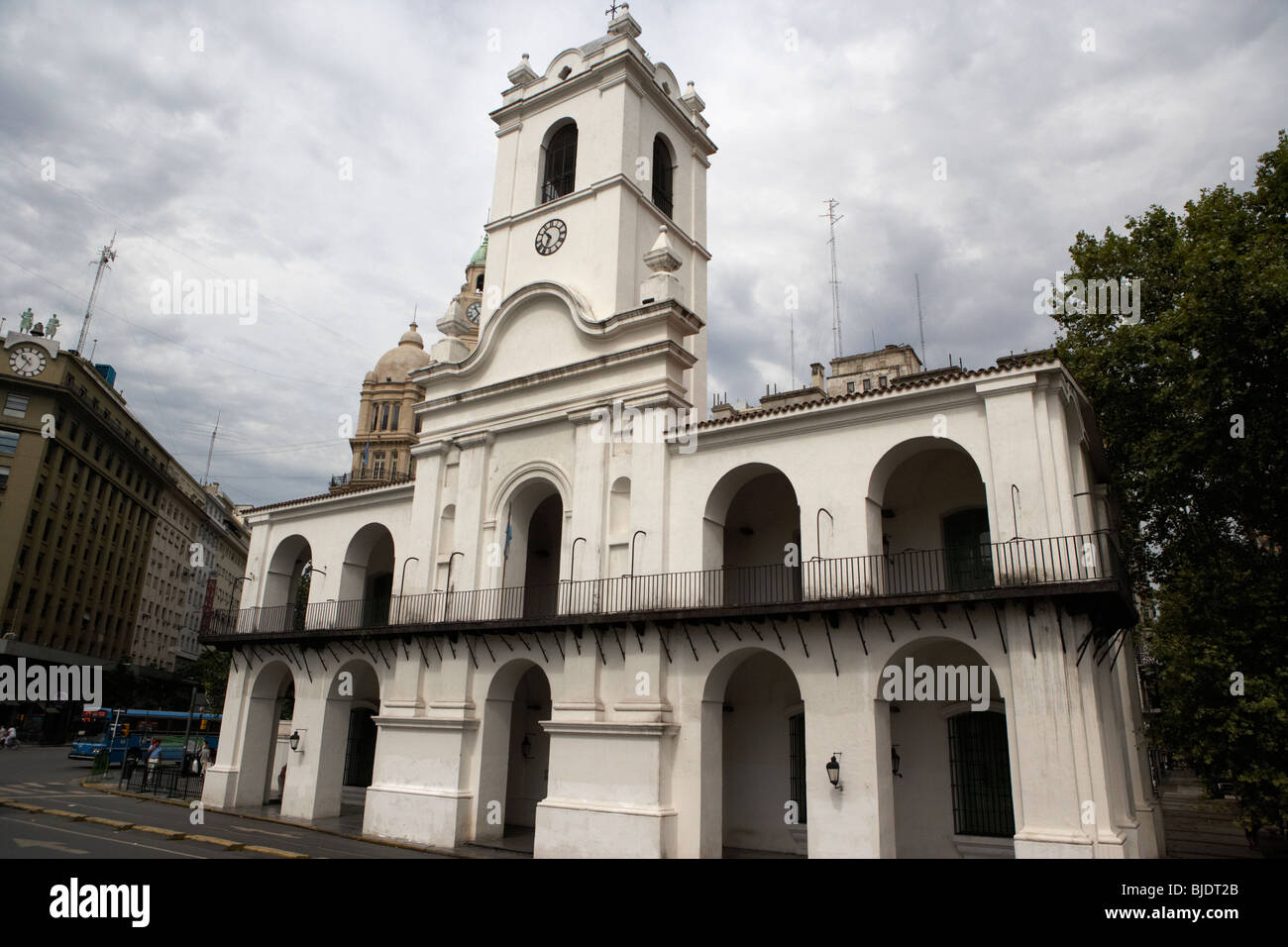 the cabildo town council building used as a museum in capital federal buenos aires republic of argentina south america Stock Photo