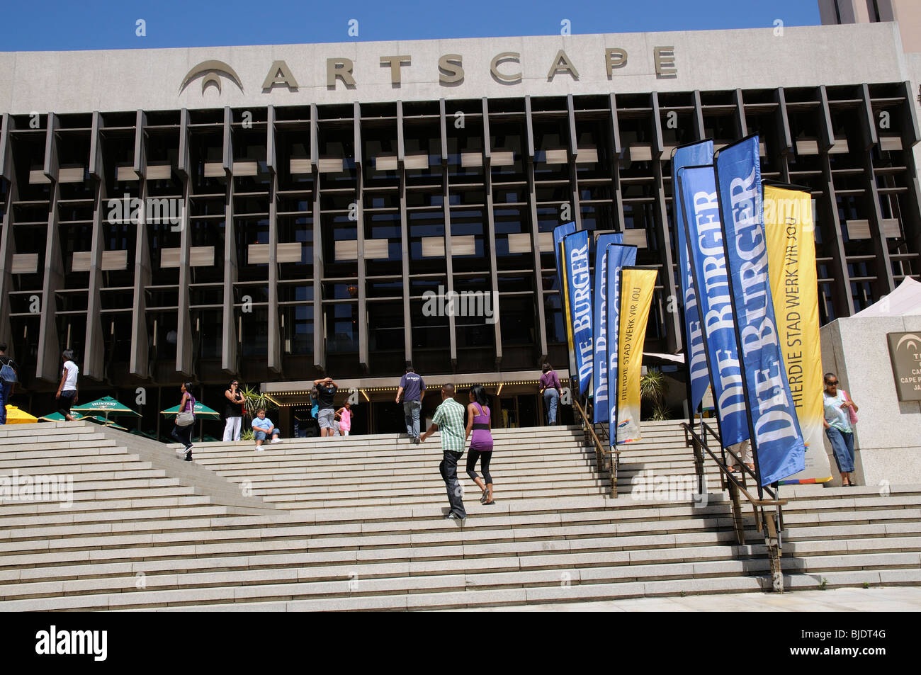 Artscape Theatre Centre Cape Town in the city centre formerly known as the Nico Malan Theatre Centre & renamed in 2001 Stock Photo