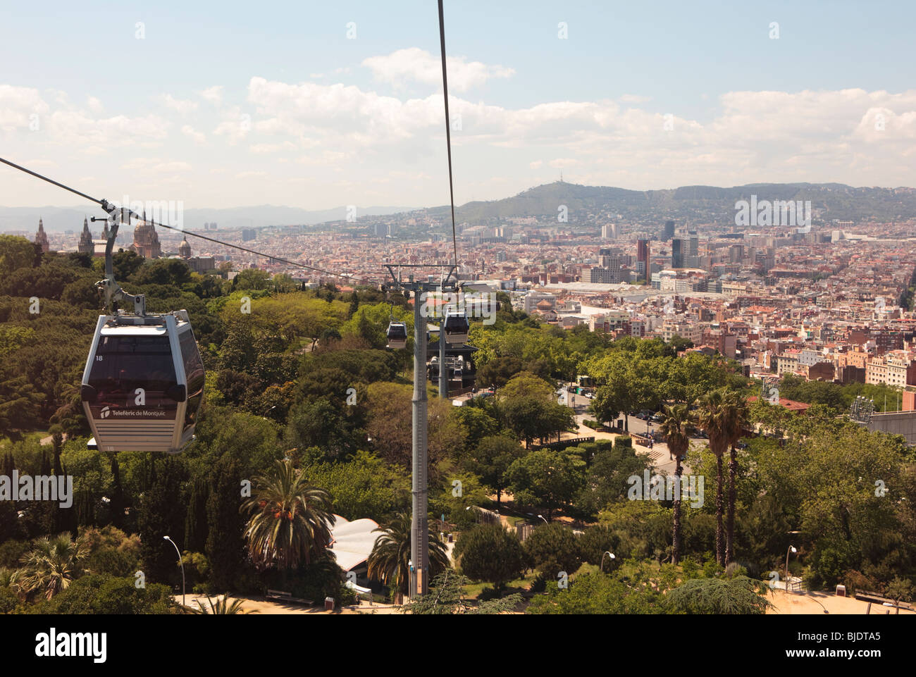 Montjuic cable car from hi-res stock photography and images - Alamy