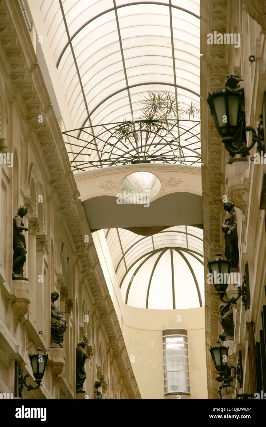 The Avrupa Pasaji (European Passage) off Istiklal Caddesi in Beyoglu, Istanbul, Turkey Stock Photo
