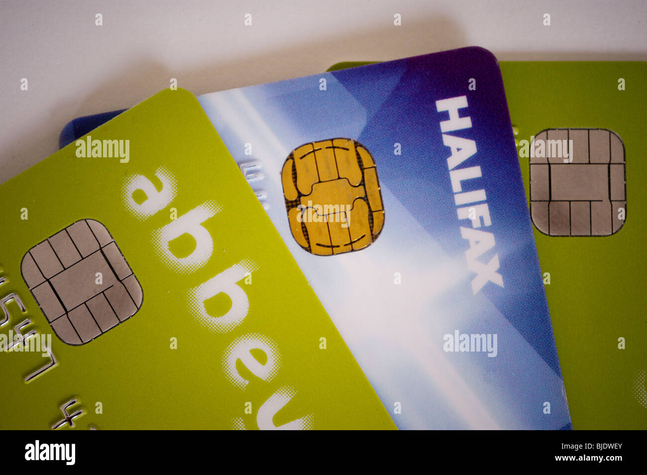 CHIP ON AN CREDIT / DEBIT CARDS Stock Photo Alamy