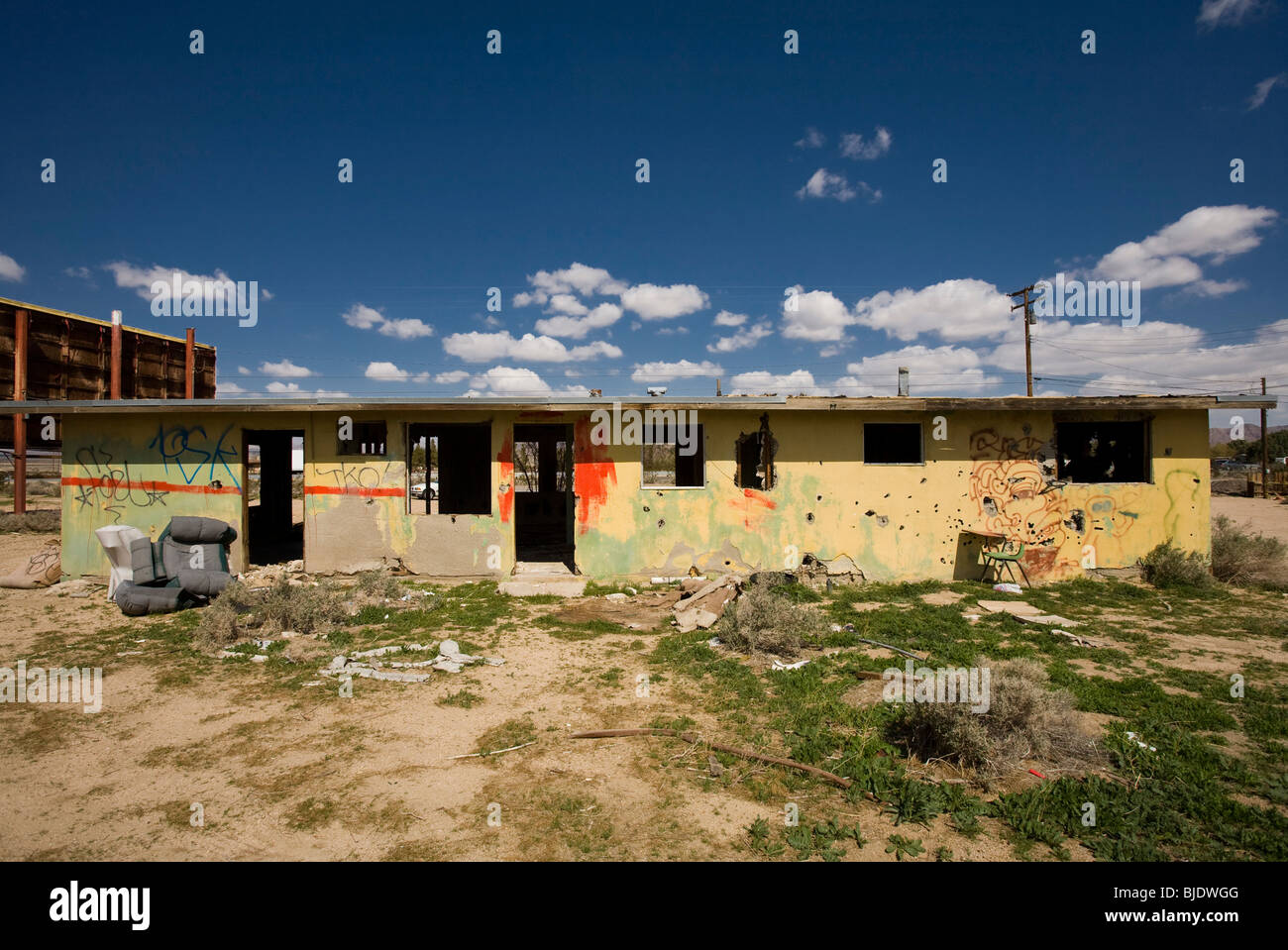 Abandoned Shack Yermo, California, United States of America Stock Photo