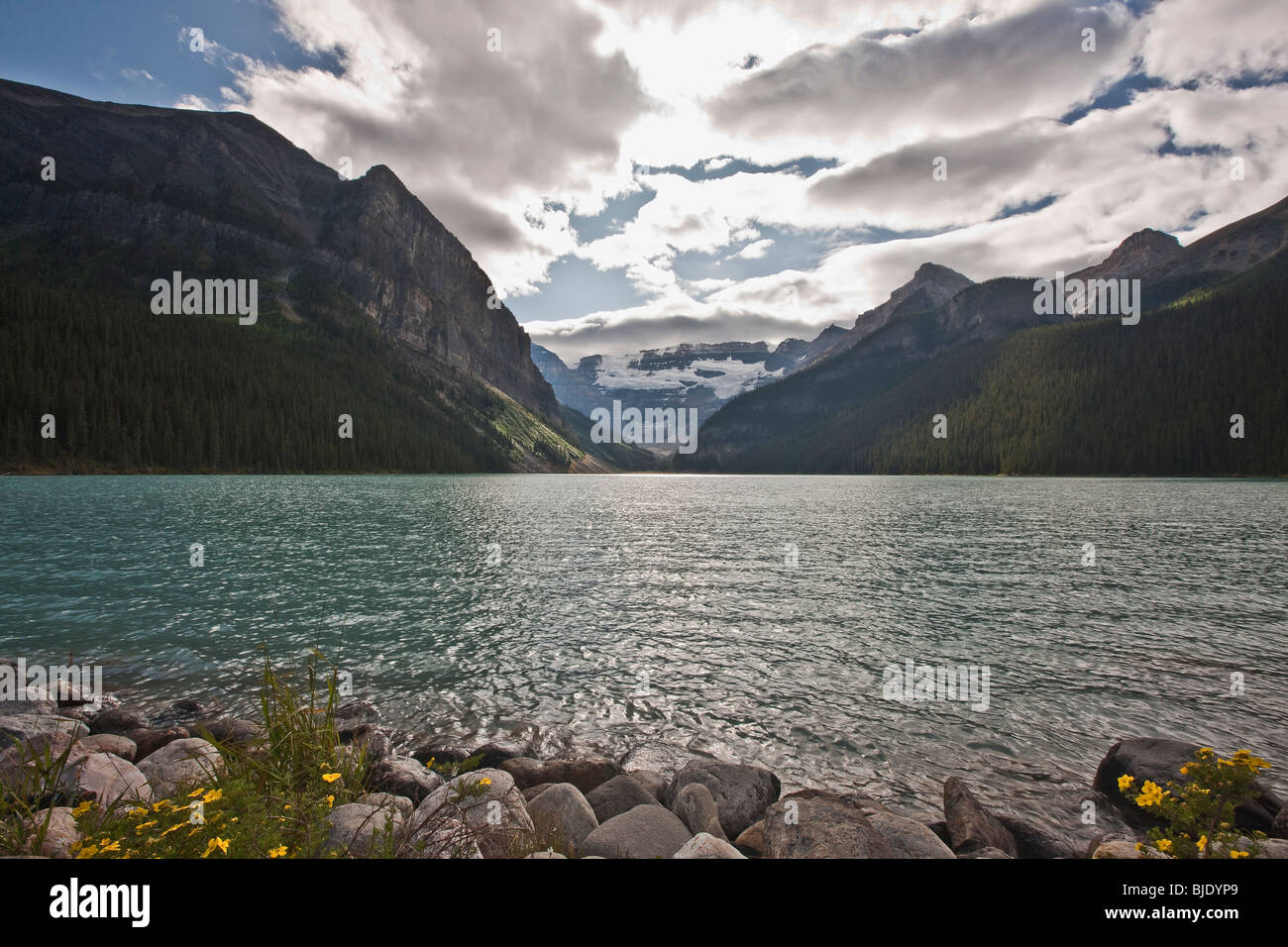 Lake Louise - Banff National Park - Alberta - Canada Stock Photo - Alamy