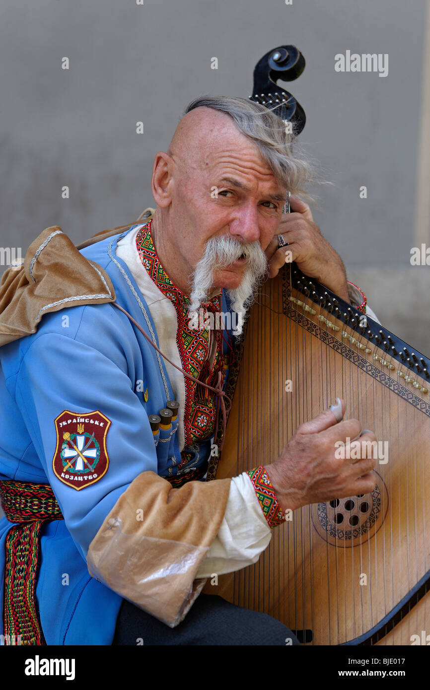 Ukrainians,Musician,Kiev,Ukraine Stock Photo