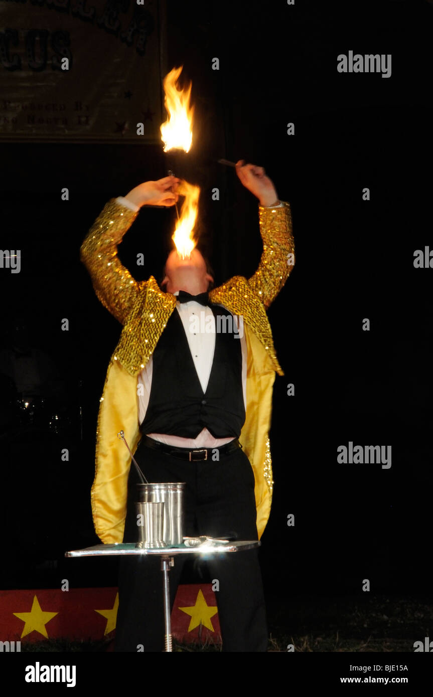 Fire Eating Circus High Resolution Stock Photography and Images - Alamy