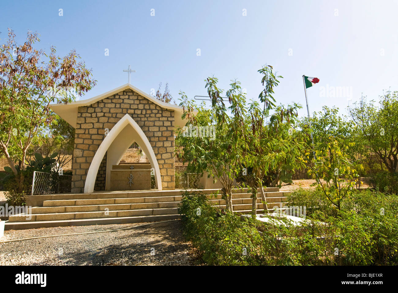 Italian war cemetery, Keren, Eritrea Stock Photo