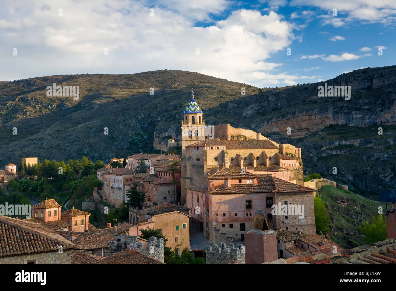 Albarracín village, Aragon, in the province of Teruel, Spain Stock Photo