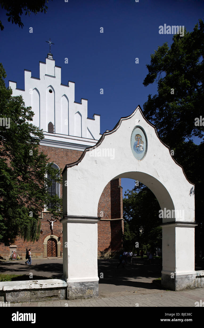 Drohobych,Drohobycz,Church of St. Bartholomew,1392,Lviv/Lvov Oblast,Western Ukraine Stock Photo