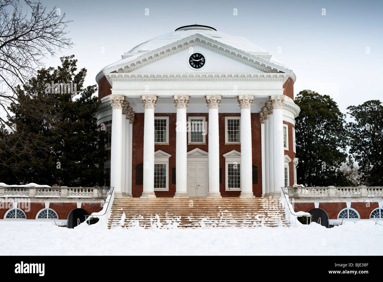 The Rotunda at the University of Virginia, Charlottesville, Virginia, USA Stock Photo