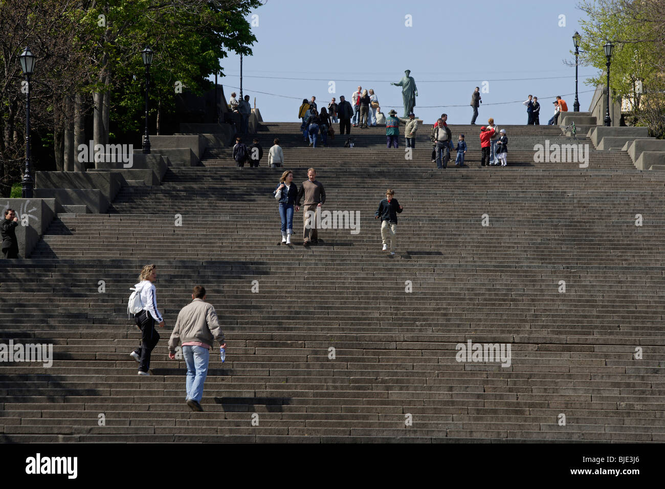 Ukraine,Odessa,Potemkin,Potyomkin,stairs,steps Stock Photo