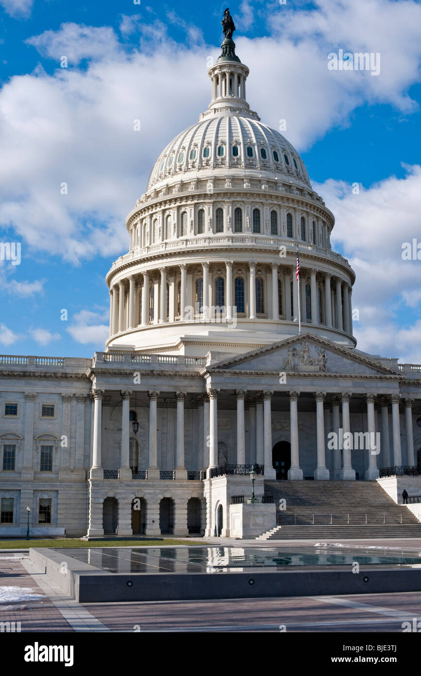 The east face of the United States Capitol Building in Washington D.C. USA Stock Photo