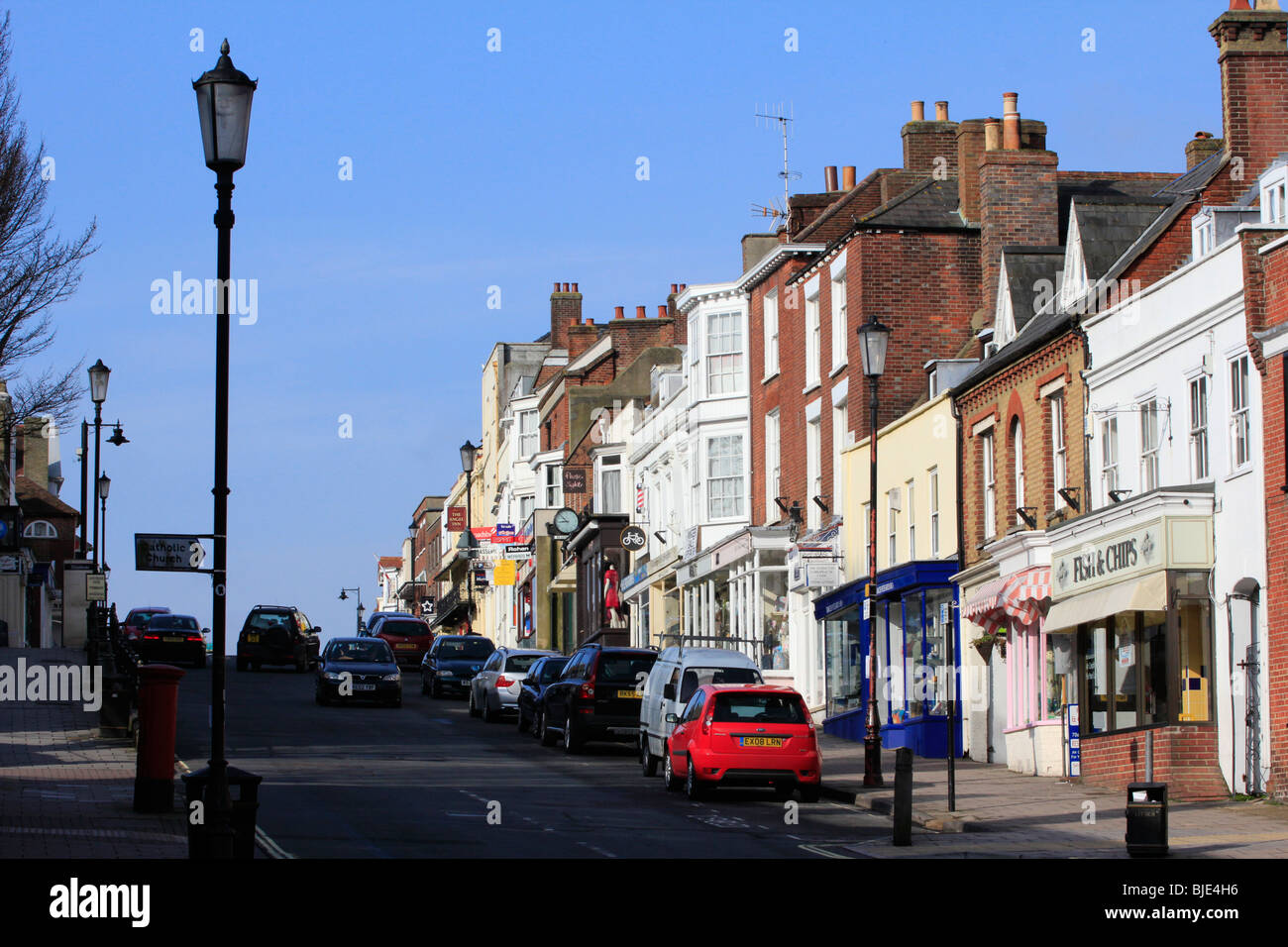 Lymington new forest town centre hampshire england uk gb Stock Photo