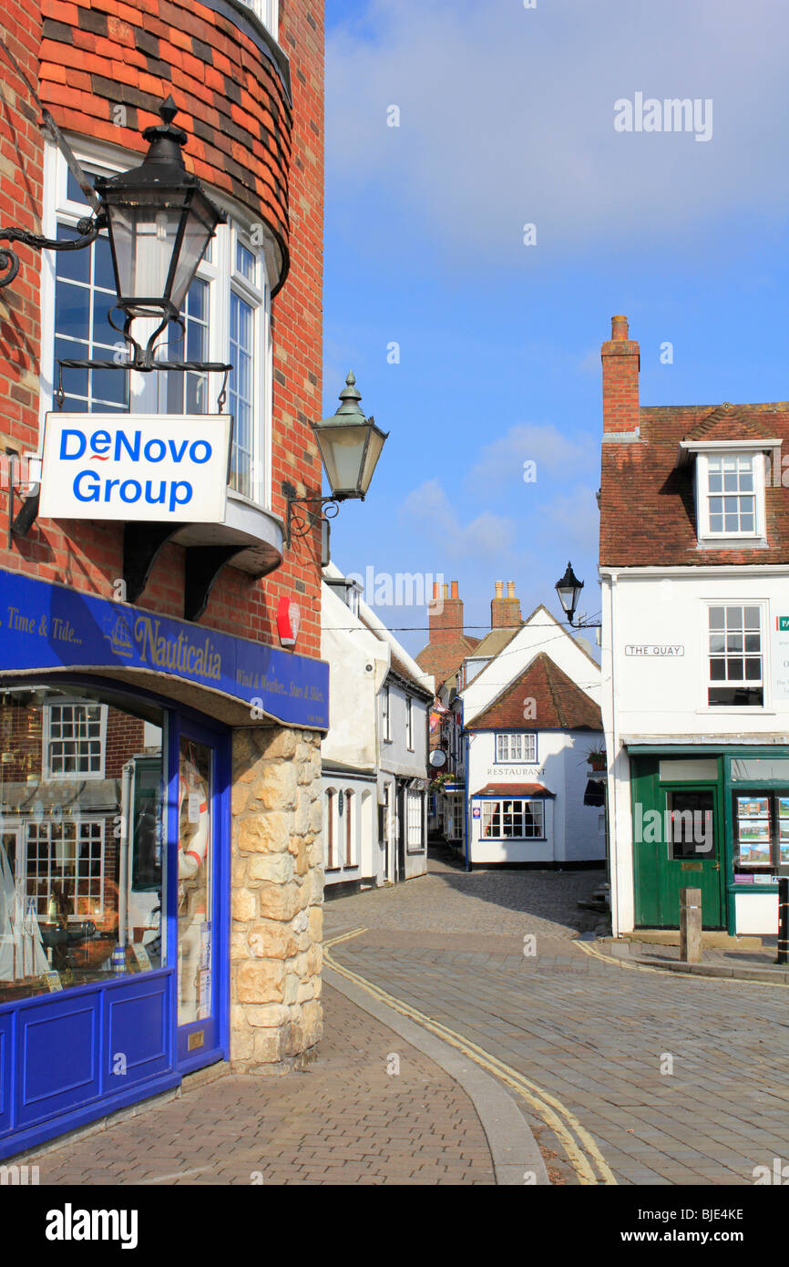 Lymington new forest town centre hampshire england uk gb Stock Photo