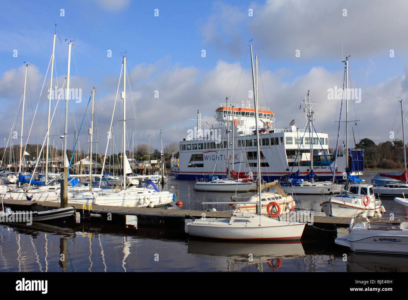 Lymington new forest town centre hampshire england uk gb Stock Photo