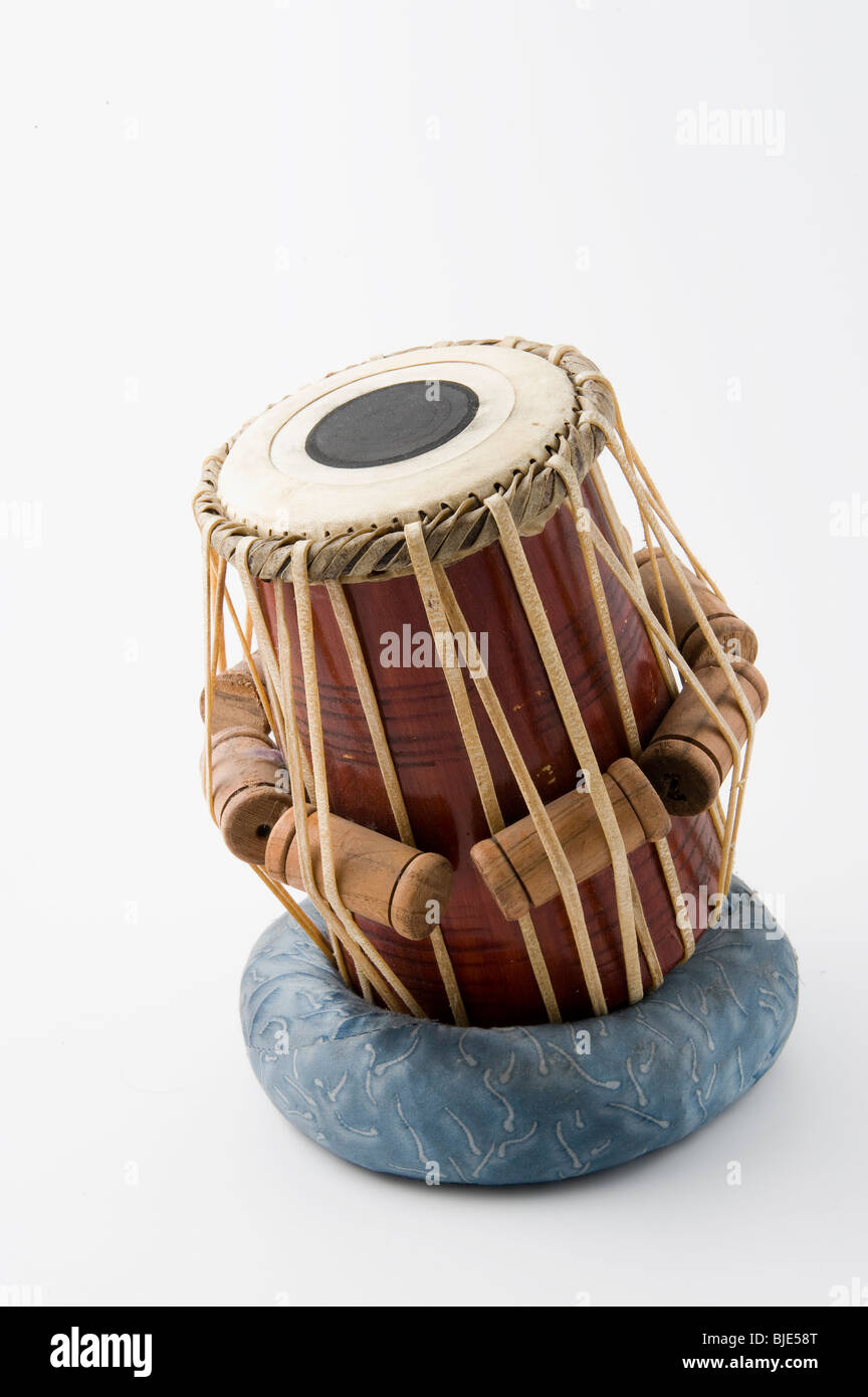 indian drum isolated on white background Stock Photo - Alamy