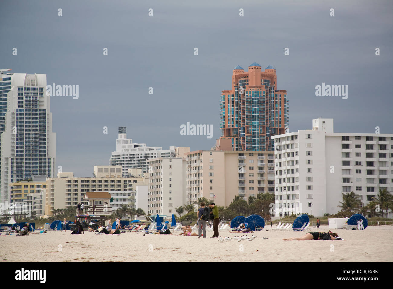 South Pointe condos, SoFi, South Beach, Miami Florida Stock Photo Alamy