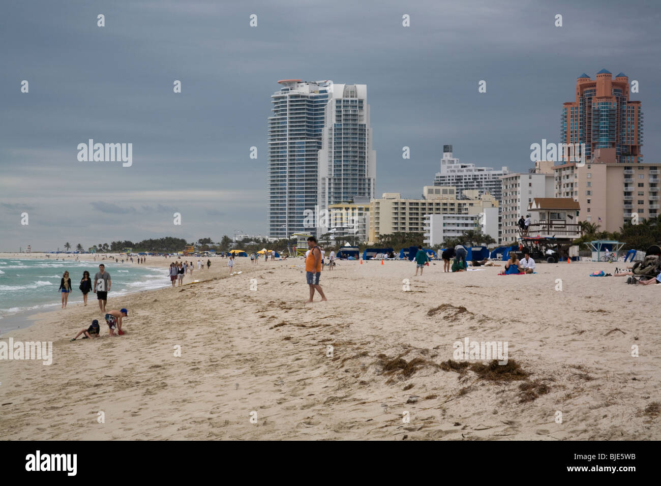 South Pointe condos, SoFi, South Beach, Miami Florida Stock Photo Alamy