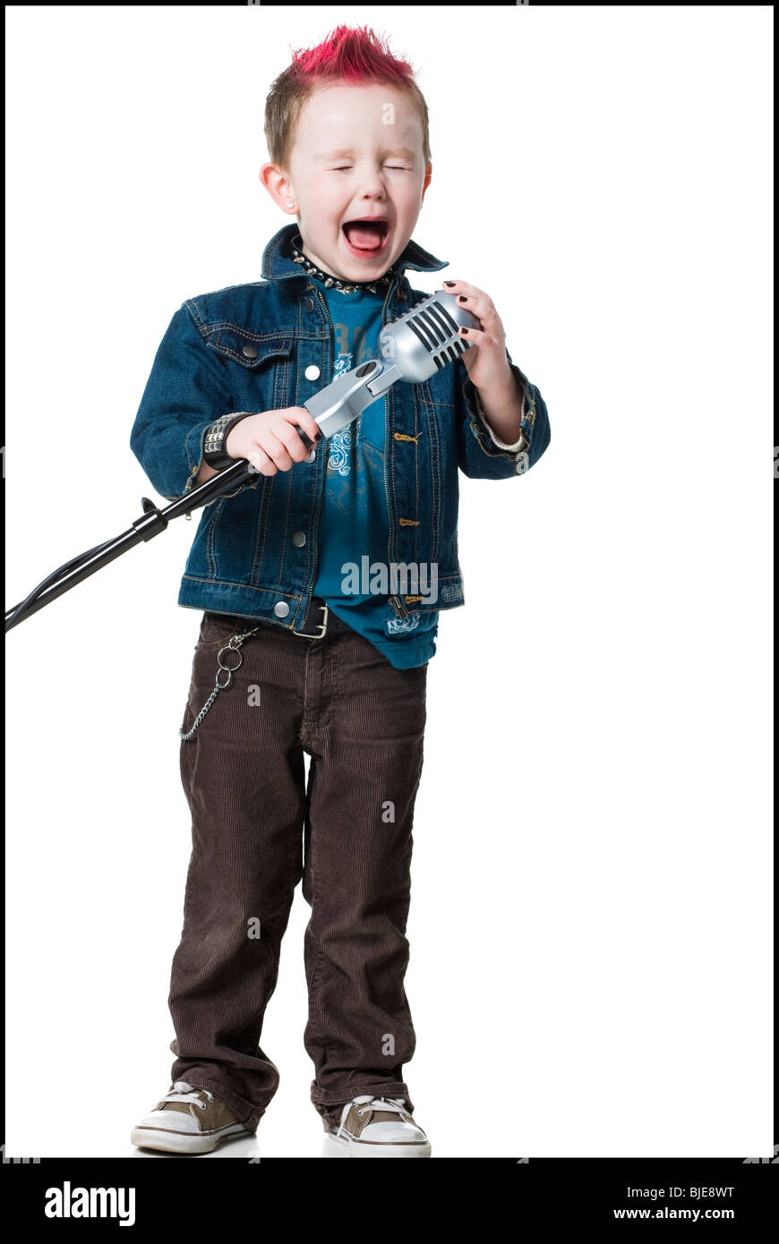 Rocker boy hi res stock photography and images Alamy