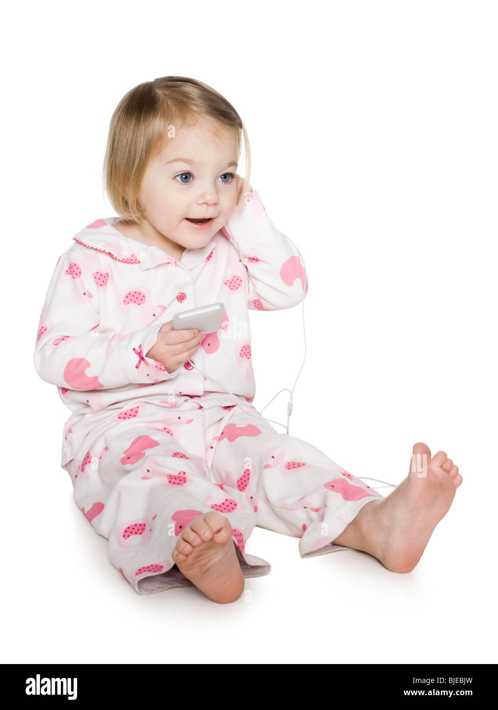 little girl in pajamas Stock Photo - Alamy