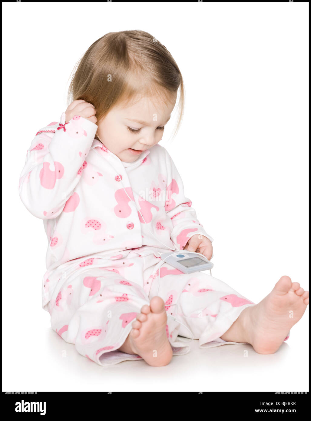 little girl in pajamas Stock Photo - Alamy
