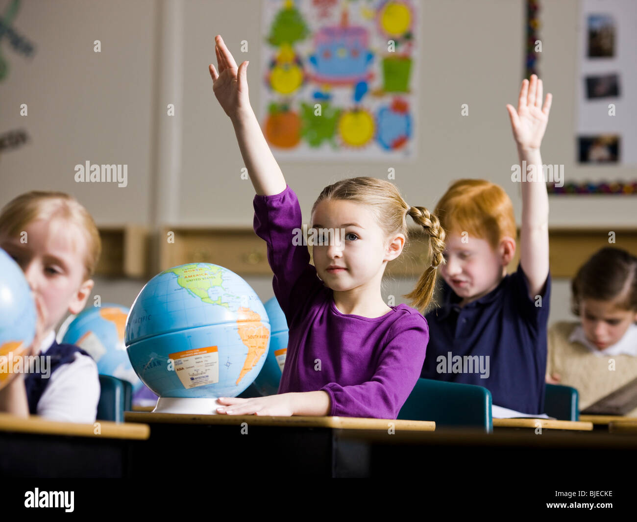 children at school Stock Photo - Alamy