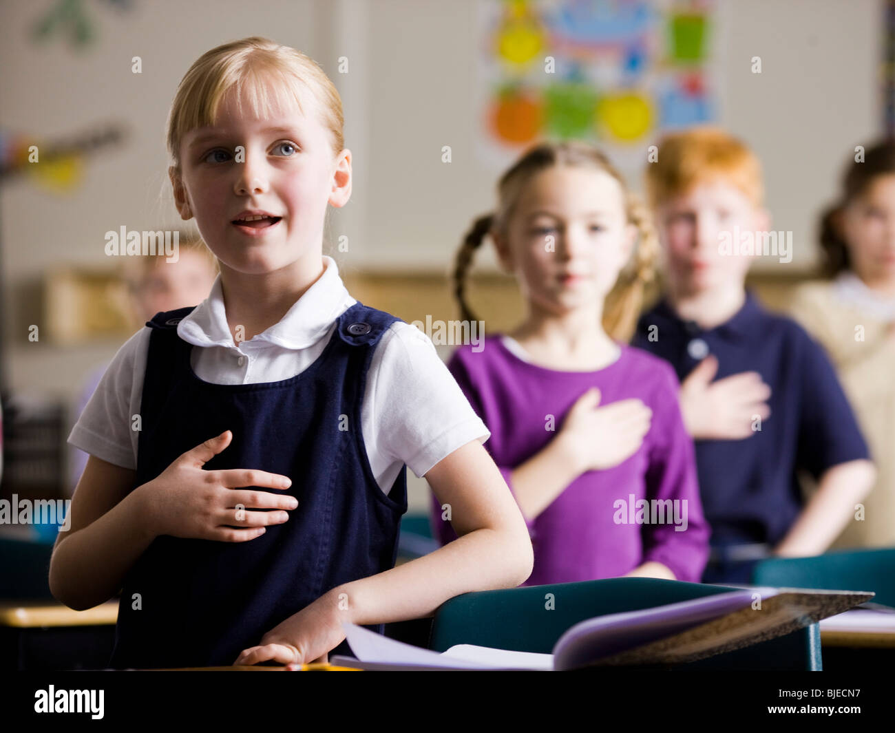children at school Stock Photo - Alamy
