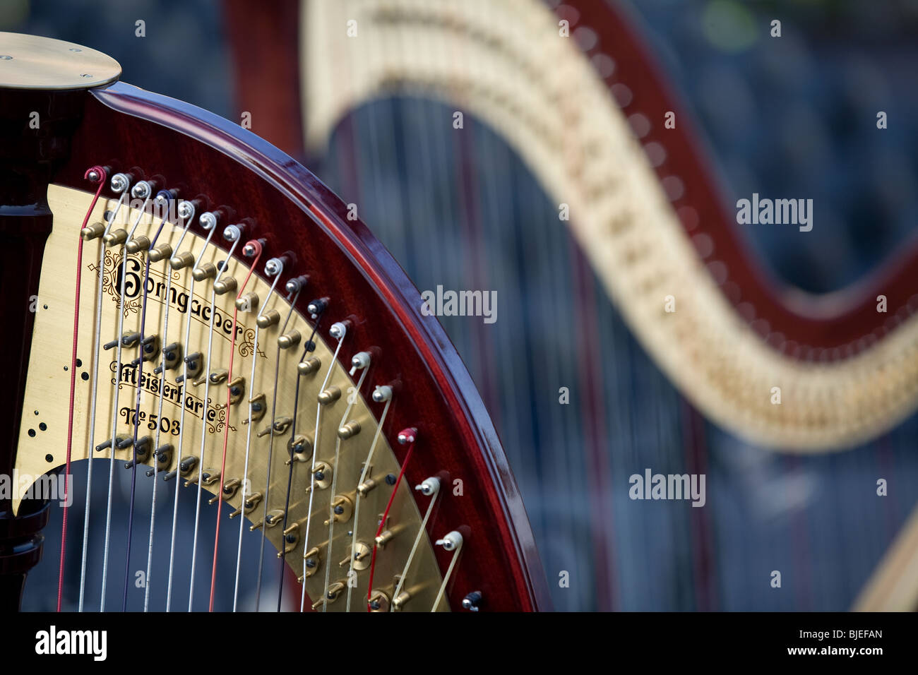 Harp music instrument hires stock photography and images Alamy
