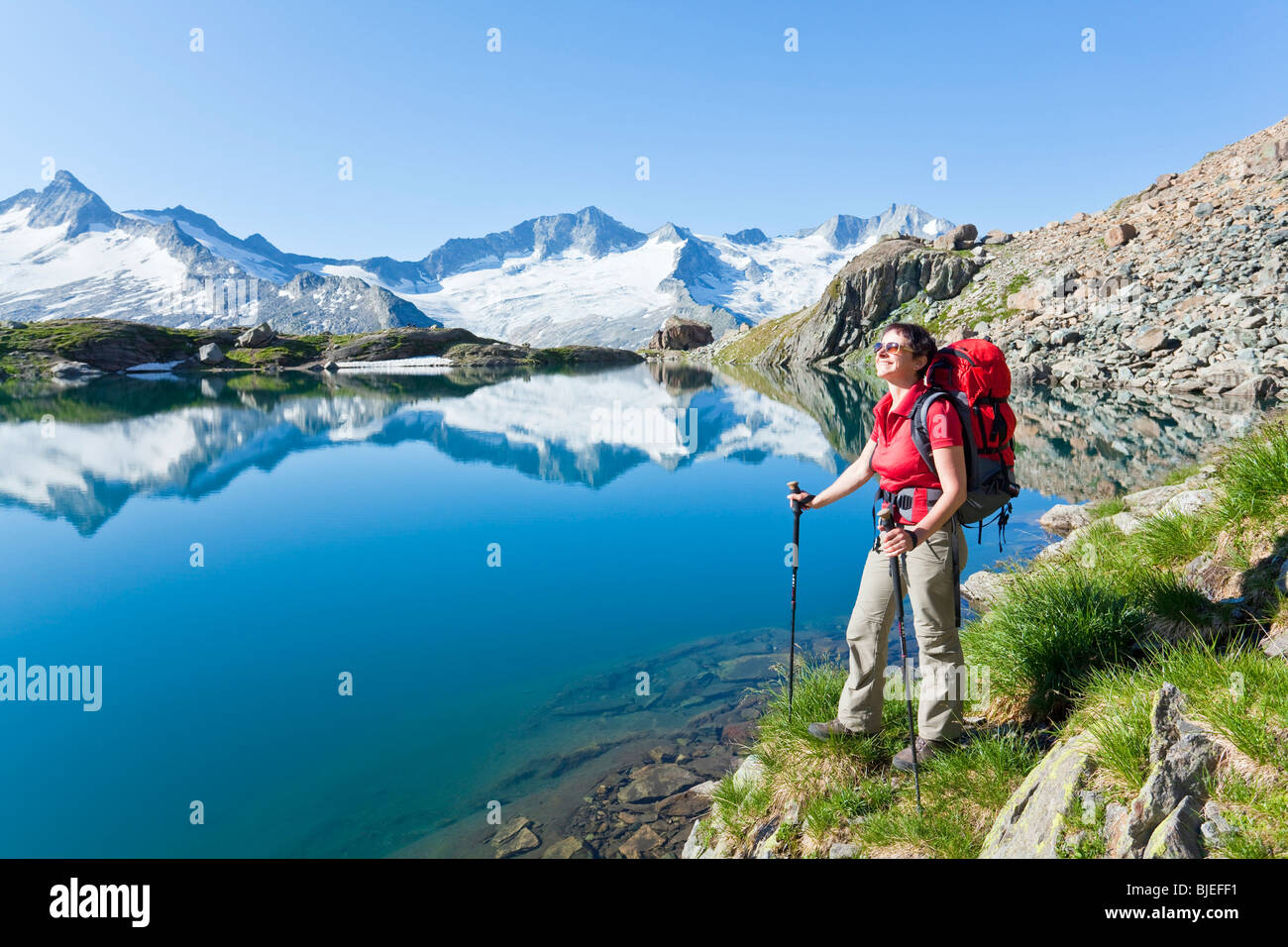 Zillertal alps in the ba hi-res stock photography and images - Alamy