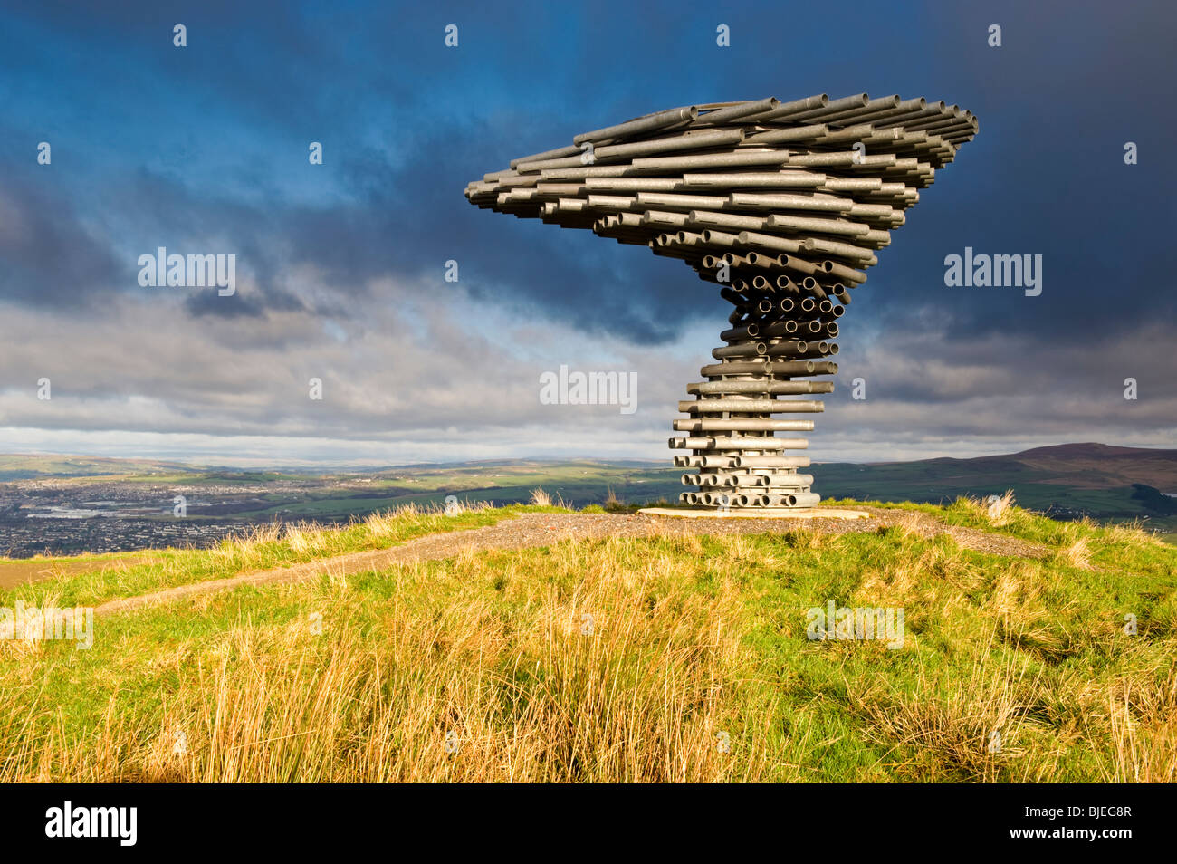The Singing Ringing Tree Panopticon, Crown Point, Burnley, Lancashire, England, UK Stock Photo