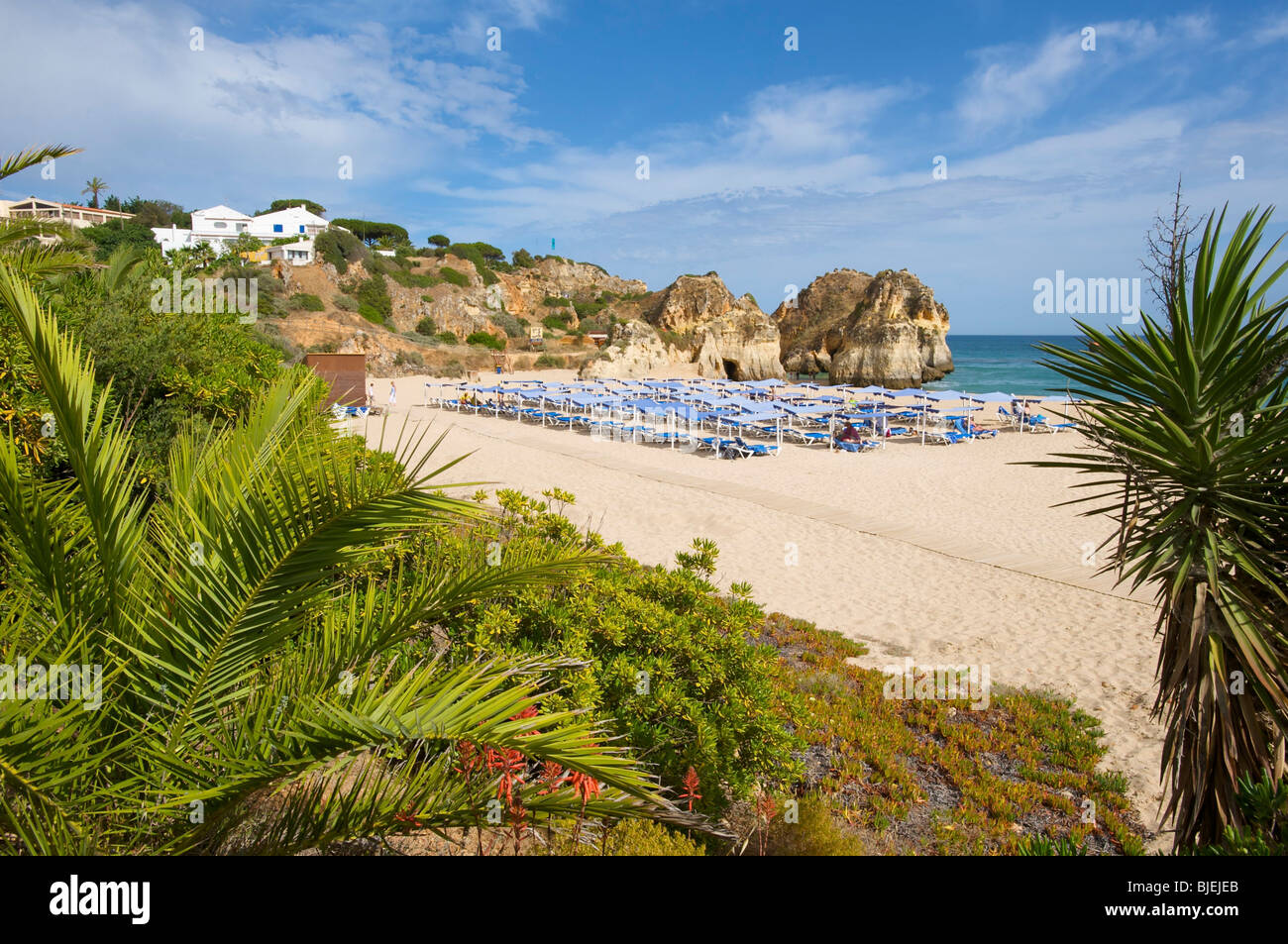 Praia dos Tres Irmaos, Algarve, Portugal Stock Photo