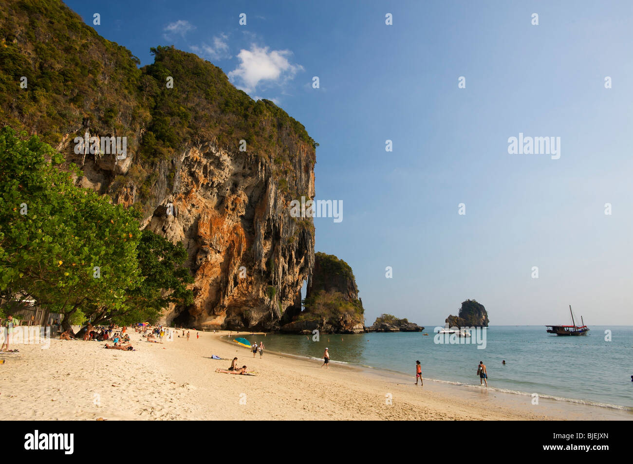 Laem Phra Nang Beach, Krabi, Thailand Stock Photo