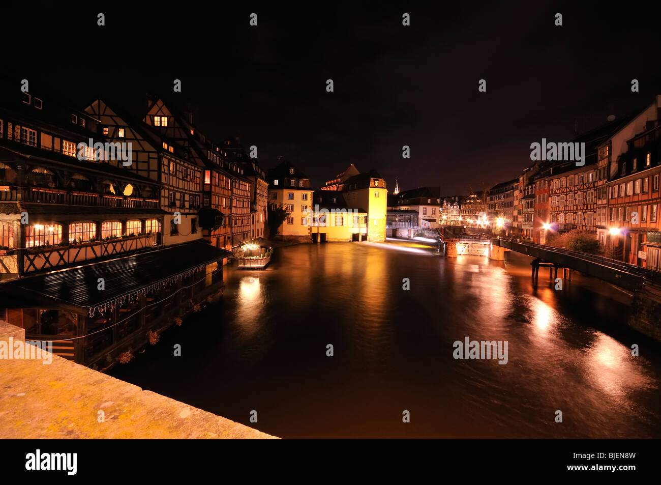 A View Of La Petite France Strasbourg By Night Stock Photo Alamy a-view-of-la-petite-france-strasbourg-by-night-stock-photo-alamy