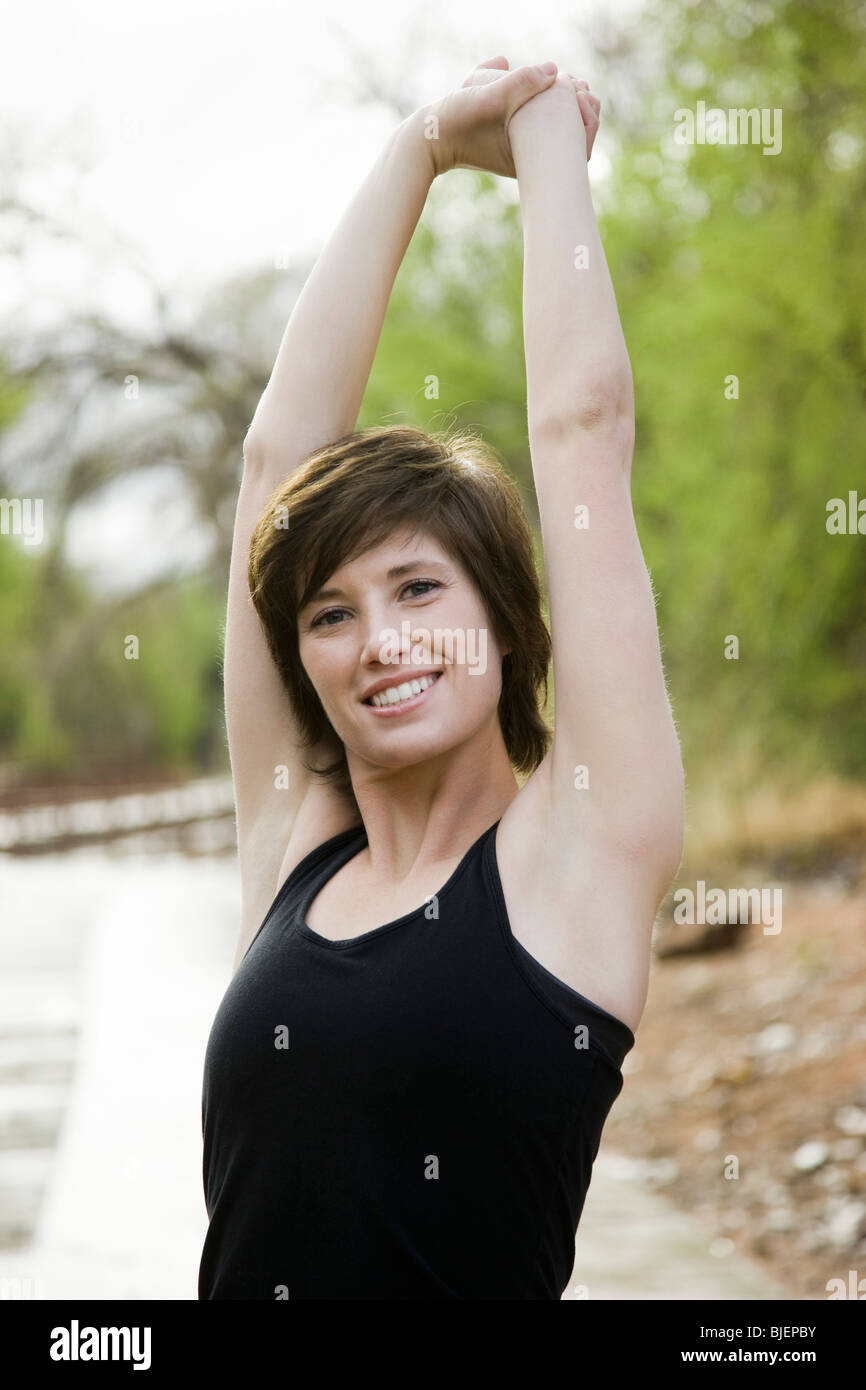 Stretching before workout hi-res stock photography and images - Alamy