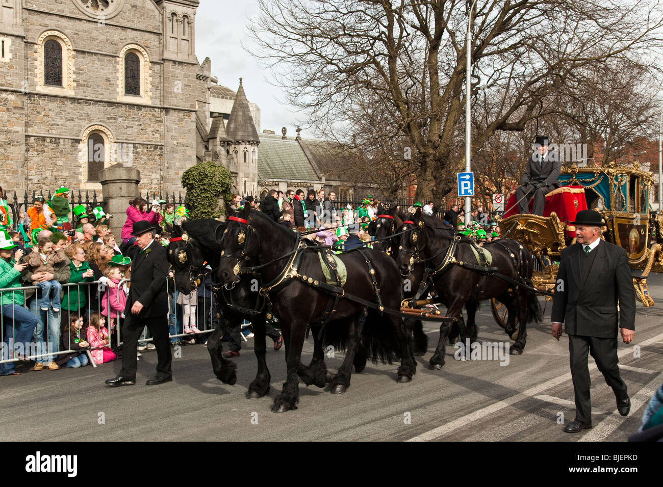 St. Patrick's Day parade. Dublin, Ireland Stock Photo - Alamy