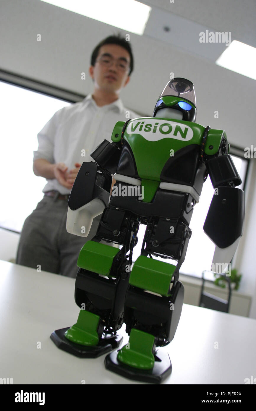 'VISION'-BIPEDAL ROBOT. Stock Photo